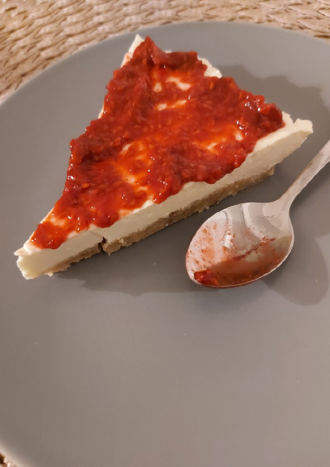 Una foto de Keto: tarta de queso sin horno