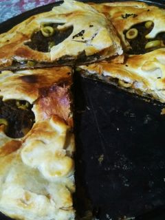 صورة لوصفة فطيرة بالسلق والجزر💖😍😋