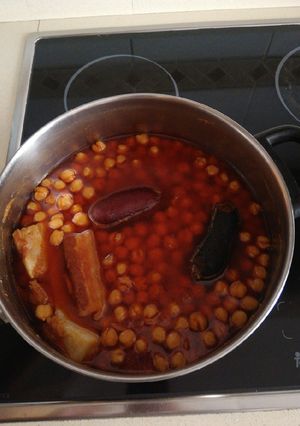 Una foto de Potaje de garbanzos