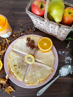 Une photo de Crêpes au lait de noisettes