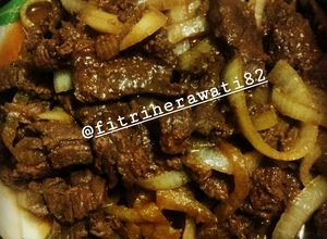 Foto resep Simple Beef teriyaki ala hokben