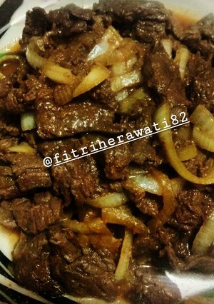 Foto resep Simple Beef teriyaki ala hokben