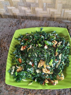Foto resep Tumis daun pepaya sehat