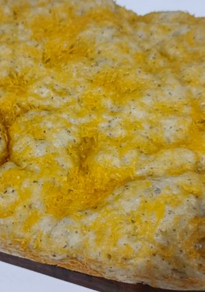 Foto resep Foccacia Asin (Double Pan)