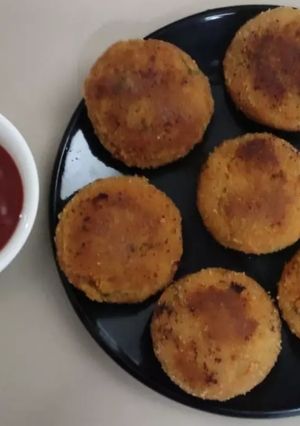A picture of Veg cutlet.