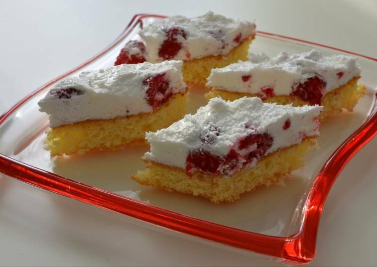 Málnahabos kókuszkocka