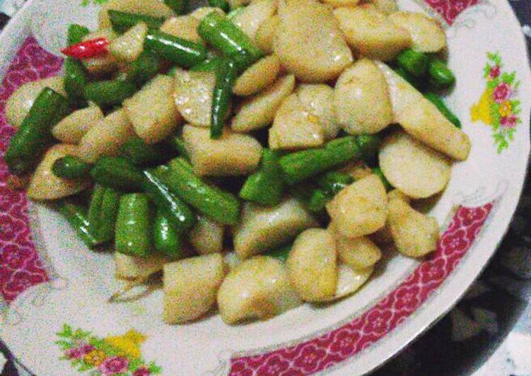 Resep Tumis Buncis Baso Ikan yang enak
