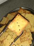 Crackers, galletas con semillas de lino