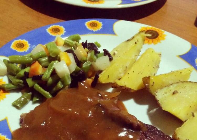 Tenderloin Steak... empukpukpuk dagingnya 🍴👍