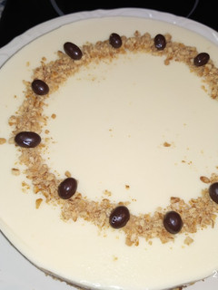 Una foto de Tarta tres chocolates