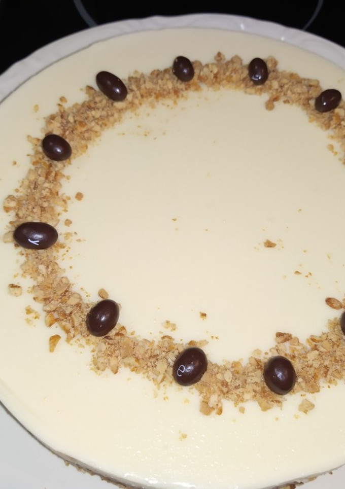 Una foto de Tarta tres chocolates