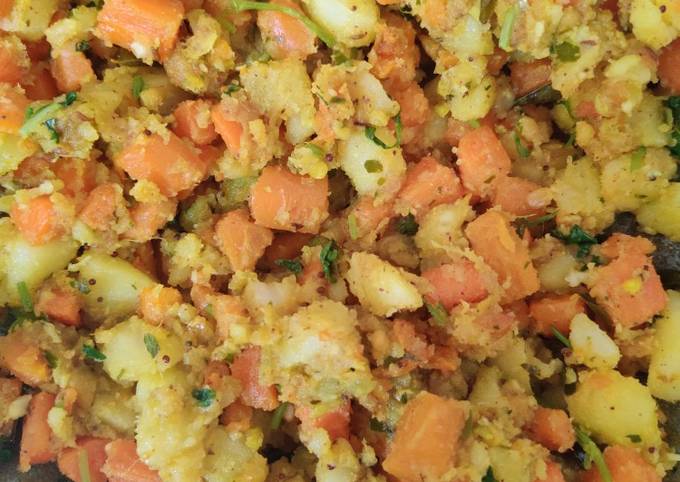 Aloo carrot fry