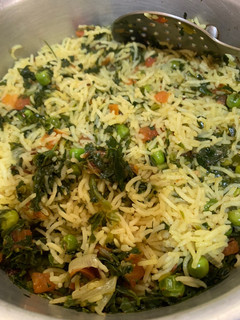 A picture of Methi Matar Pulao.