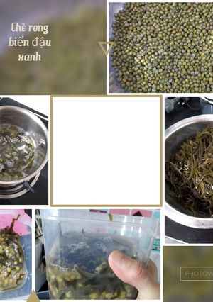 Hình của món Chè rong biển đậu xanh.