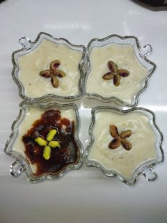 عکسی از دستور دسر گِبوله پسته ای ترکیه
