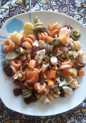 Una foto de Ensalada de tirabuzones
