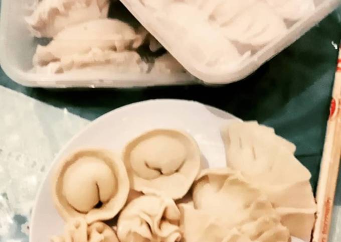 Bagaimana cara bikin Simple dumpling isi ayam  sedap