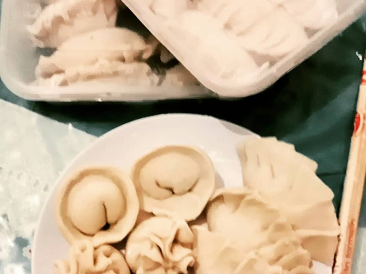  Bagaimana cara bikin Simple dumpling isi ayam  sedap
