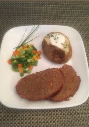 A picture of BBQ Meatloaf.