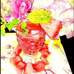 Watermelon juice A picture of Watermelon juice.