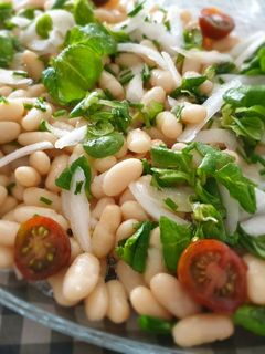 Una foto de Ensalada de judías