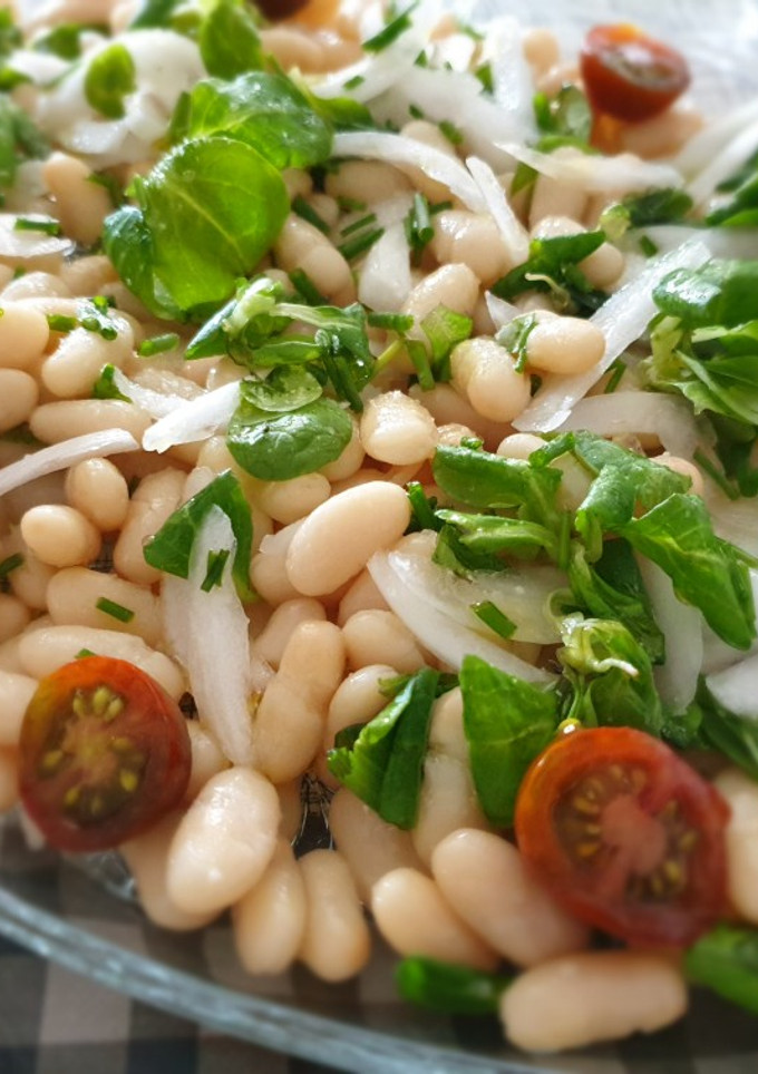 Una foto de Ensalada de judías