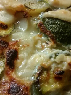 Una foto de Vegetales al horno con crema