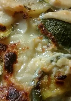 Una foto de Vegetales al horno con crema