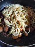 Spaghetti La Fonte Ayam Bakso Lada Hitam