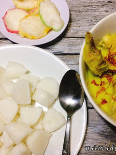 Foto resep Ketupat Kuah Opor Kuning
