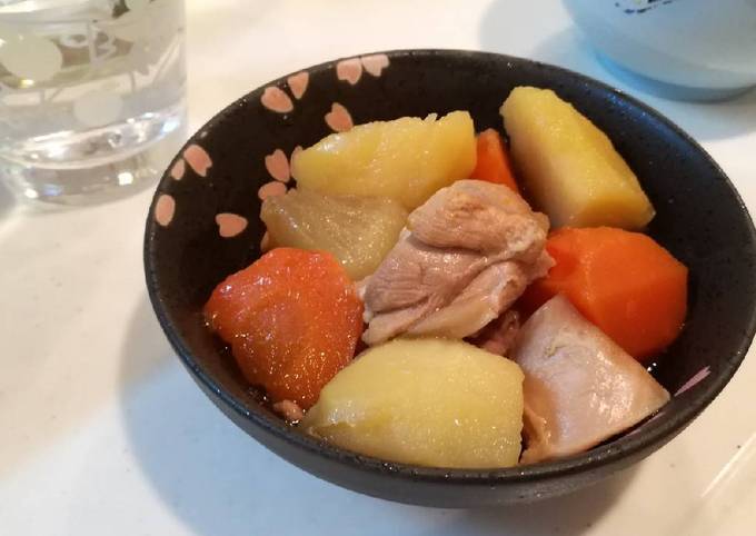 Simple Nikujaga 🐓 Ayam rebus kentang 🥔 dan wortel 🥕 foto resep utama