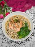 381. Kwetiau Udang Kuah Saffron