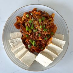 A picture of Tofu Kimchi Stir-Fry.
