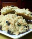 Galletas avena, naranja y frutos secos