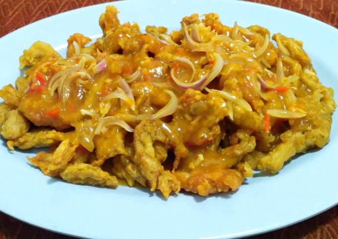 Resep Jamur Crispy Saus Tiram Pedas Oleh Septya Rossalina Cookpad