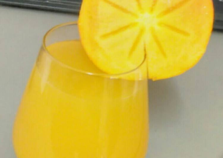 Persimmon juice