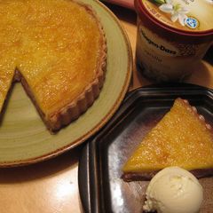 A picture of Rhubarb Tart.