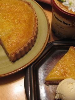 A picture of Rhubarb Tart.