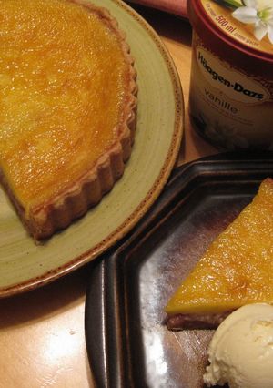 A picture of Rhubarb Tart.
