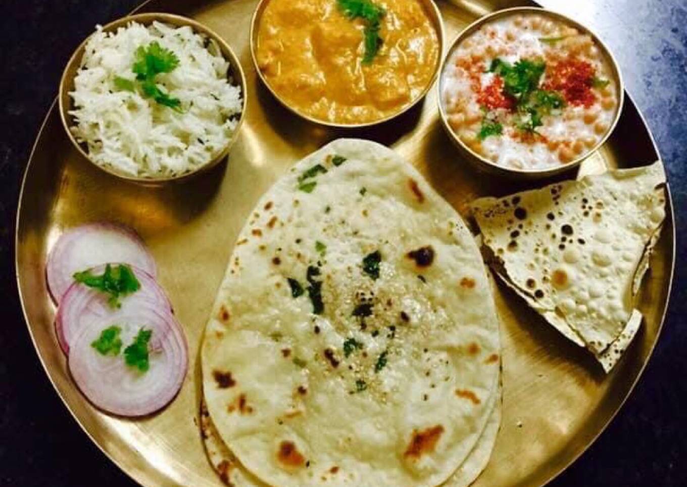 Punjabi Dinner thali