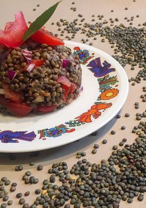 Une photo de Salade de lentilles