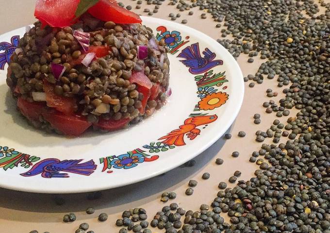 Salade de lentilles