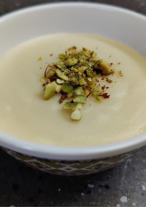 صورة لوصفة مهلبية العيش (الرز)
