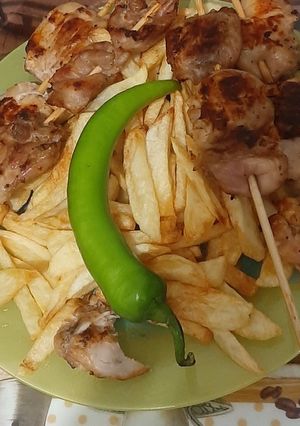 صورة لوصفة شيش طاووق بالزبادى ❤😋