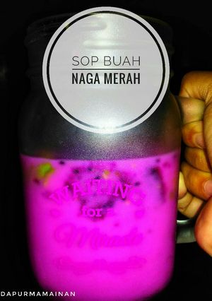 Foto resep Sop Buah Naga Merah