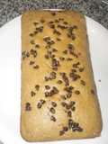 Budín integral de naranja y chip de chocolates