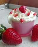 Mousse de Fresa con nata