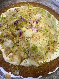 صورة لوصفة بسبوسة البف باستري😋😋😋