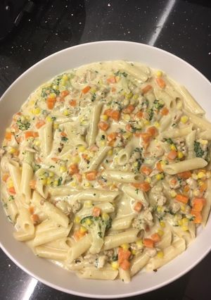 Foto resep White sauce Pasta Delicious 😋