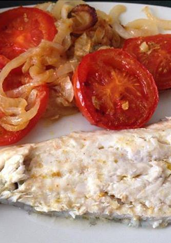 Una foto de Pescado a la sal